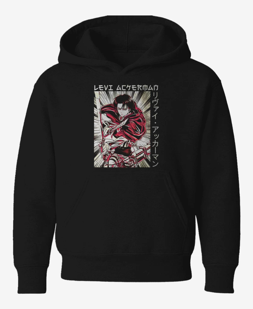 Poleron de niño Negro de Levi 2