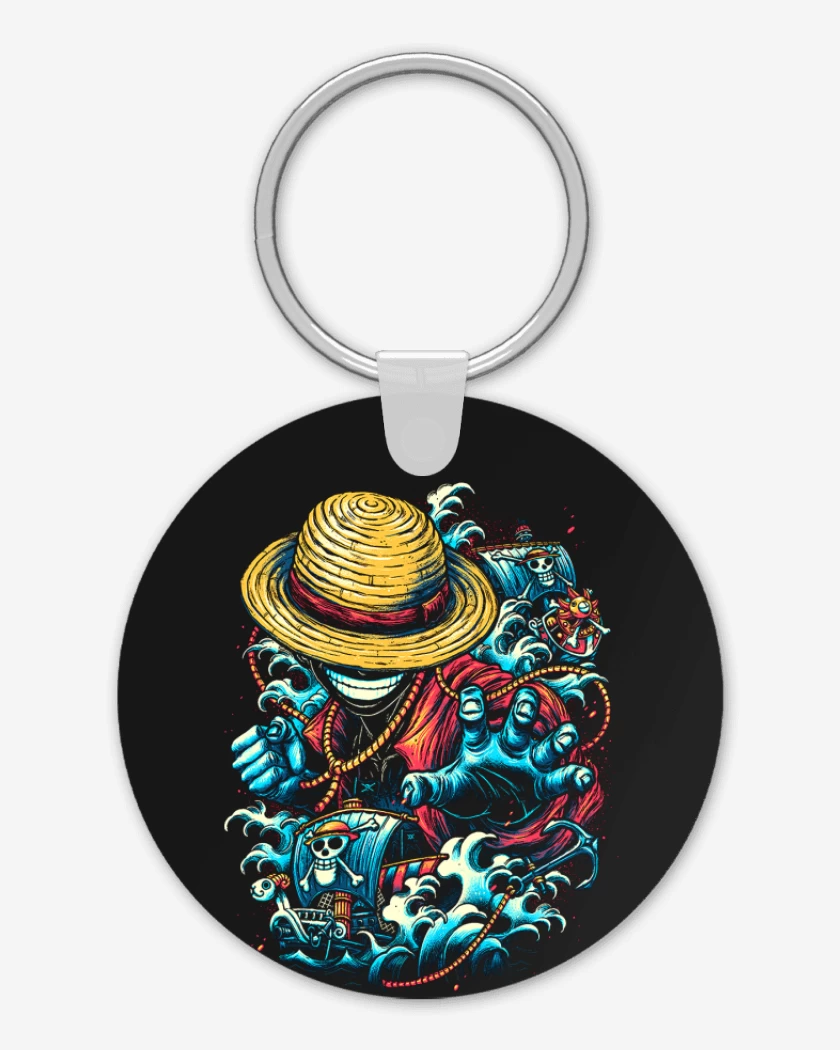 Llavero Negro de El luffy