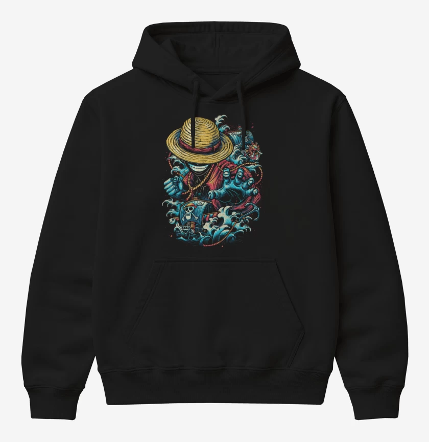 Poleron Canguro básico El luffy