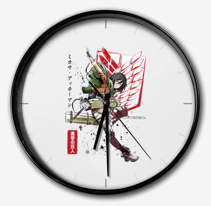 Reloj Blanco de Mikasa Ackerman
