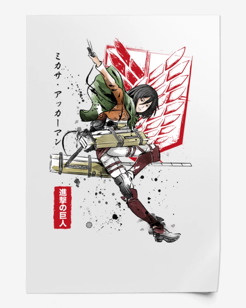 Print Mikasa Ackerman