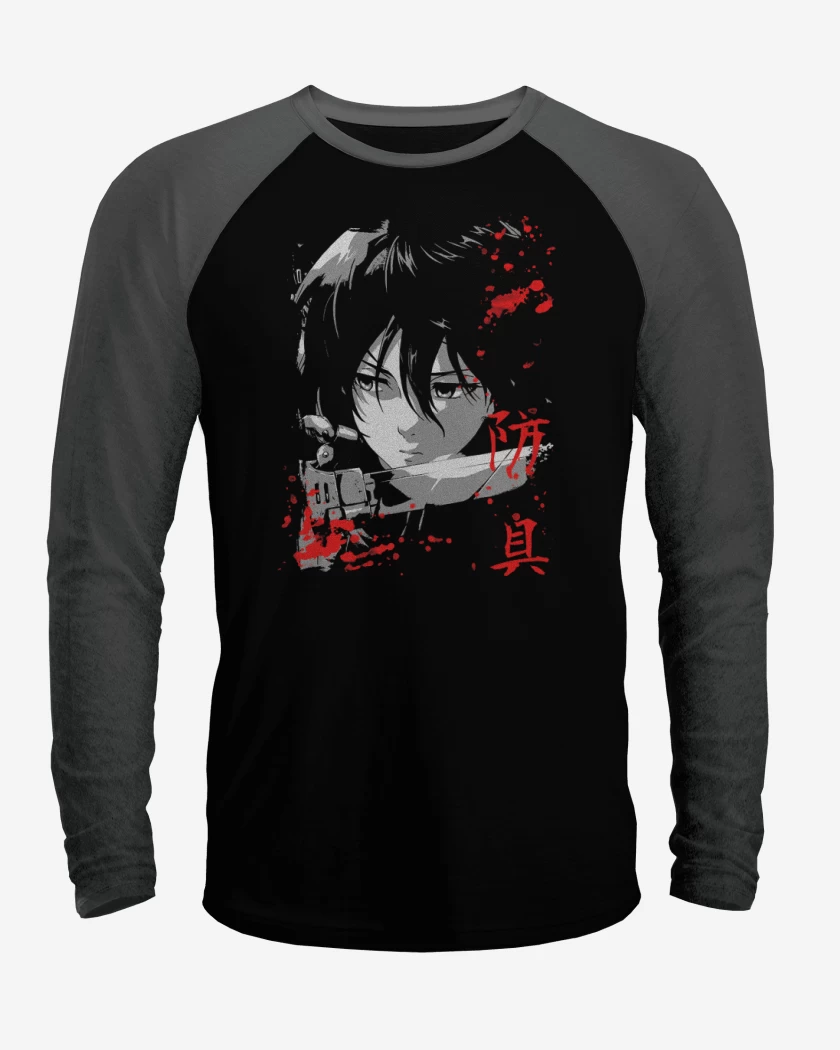 Polera Raglan Mikasa Ackerman 2