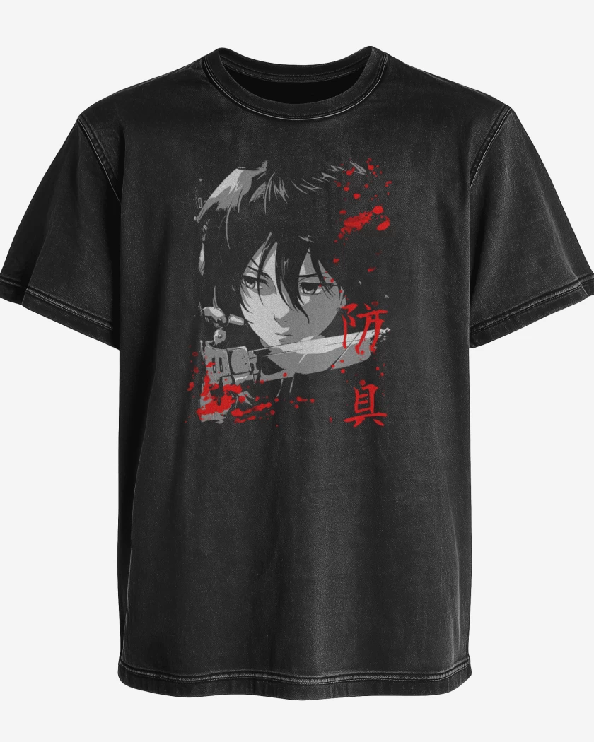 Polera desgastada Mikasa Ackerman 2