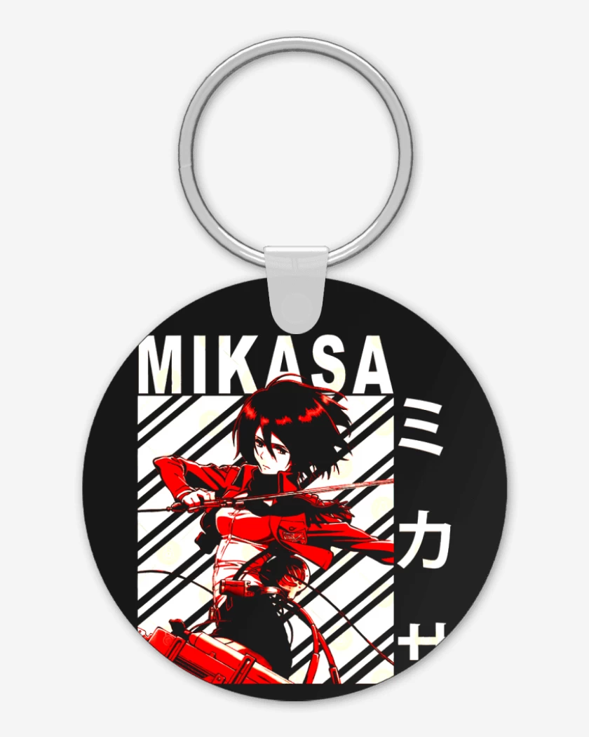 Llavero Negro de Mikasa Ackerman 3