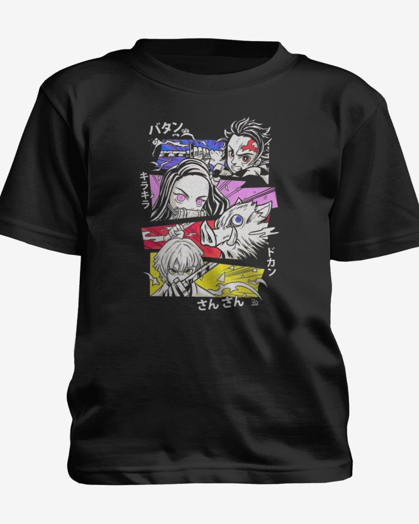 Polera de niño demon slayer