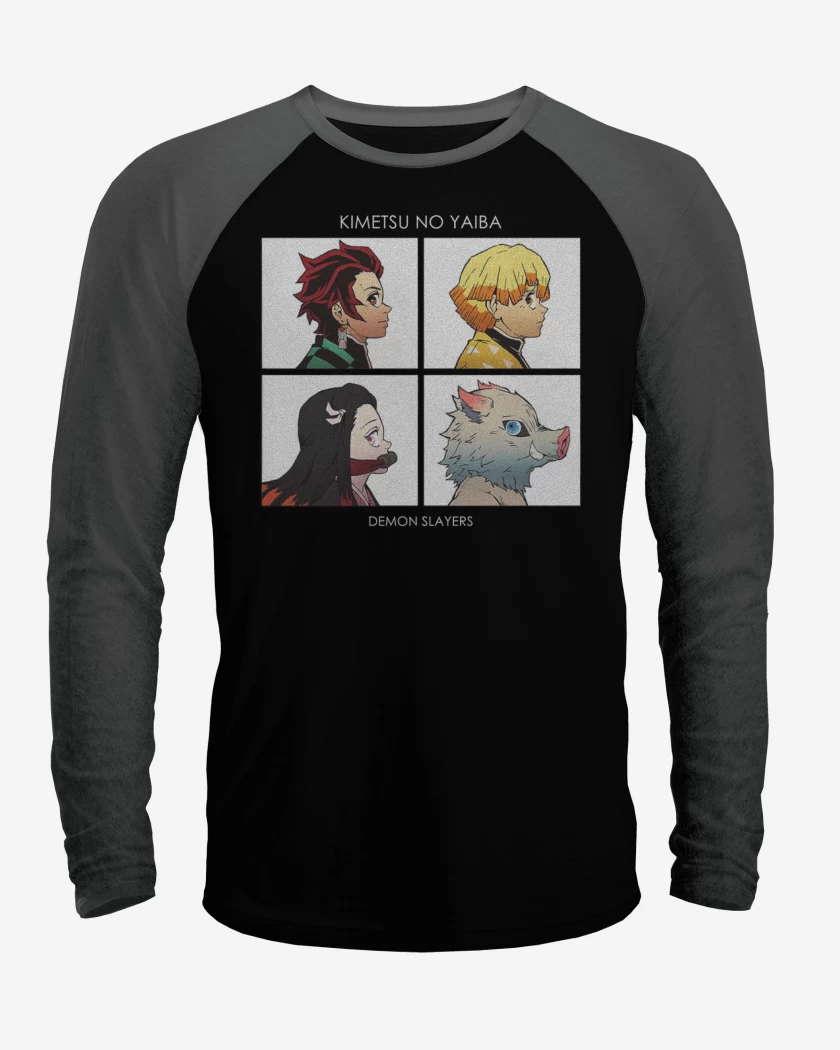 Polera Raglan demon slayer 3