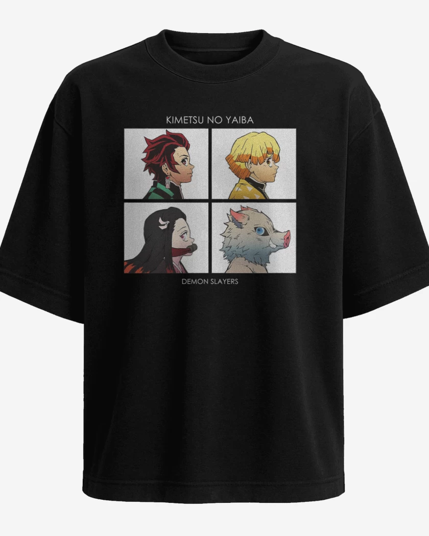 Polera Oversize demon slayer 3