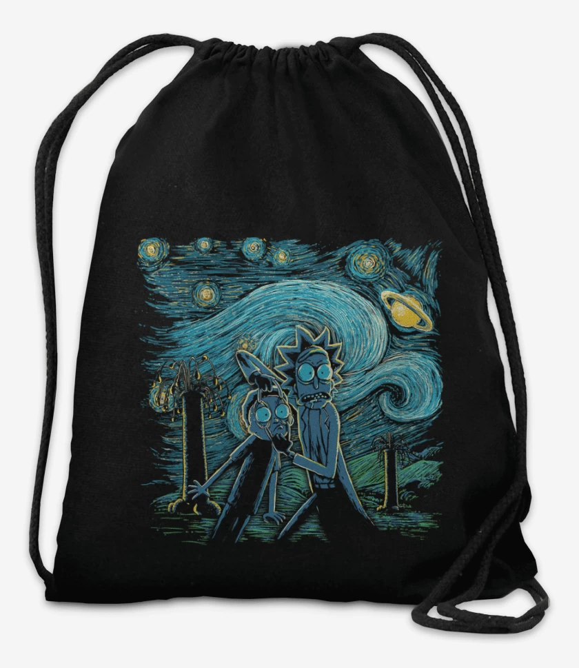 Mochila Rick and morty estrellado