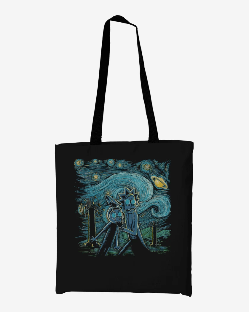 Totebag Rick and morty estrellado