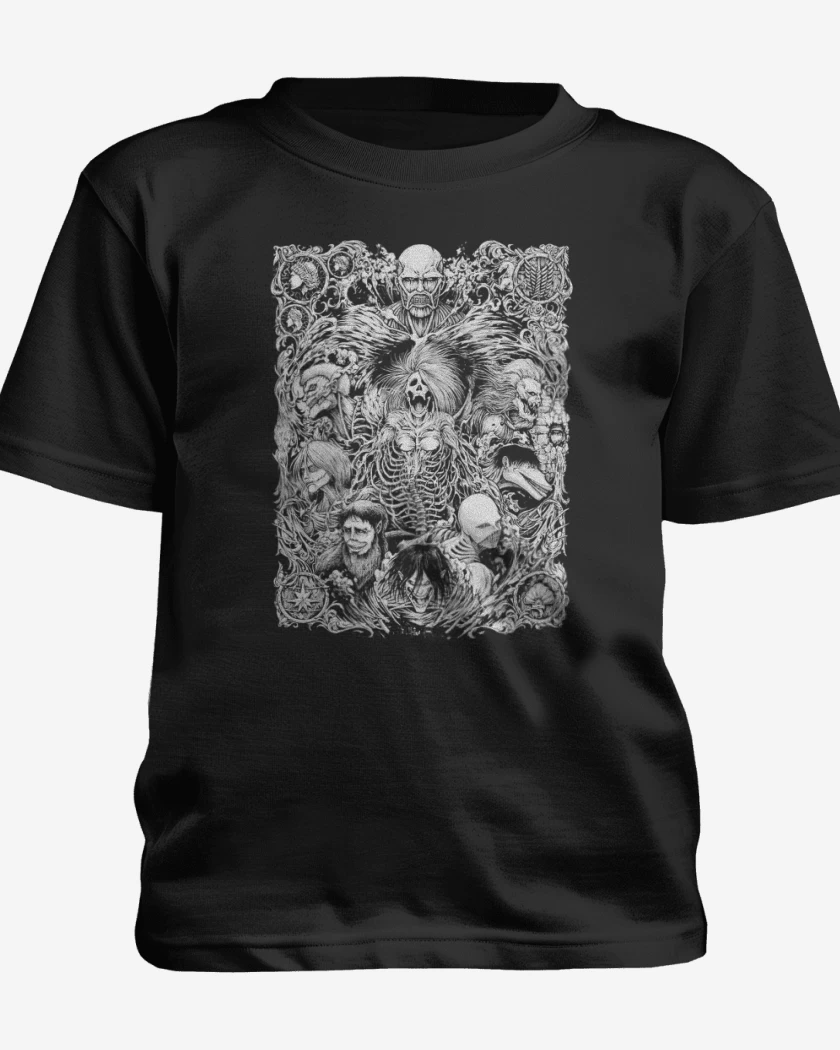Polera de niño Negro de Titanes brigidos
