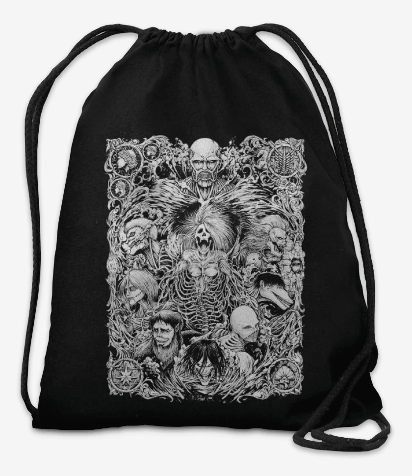 Mochila Negro de Titanes brigidos