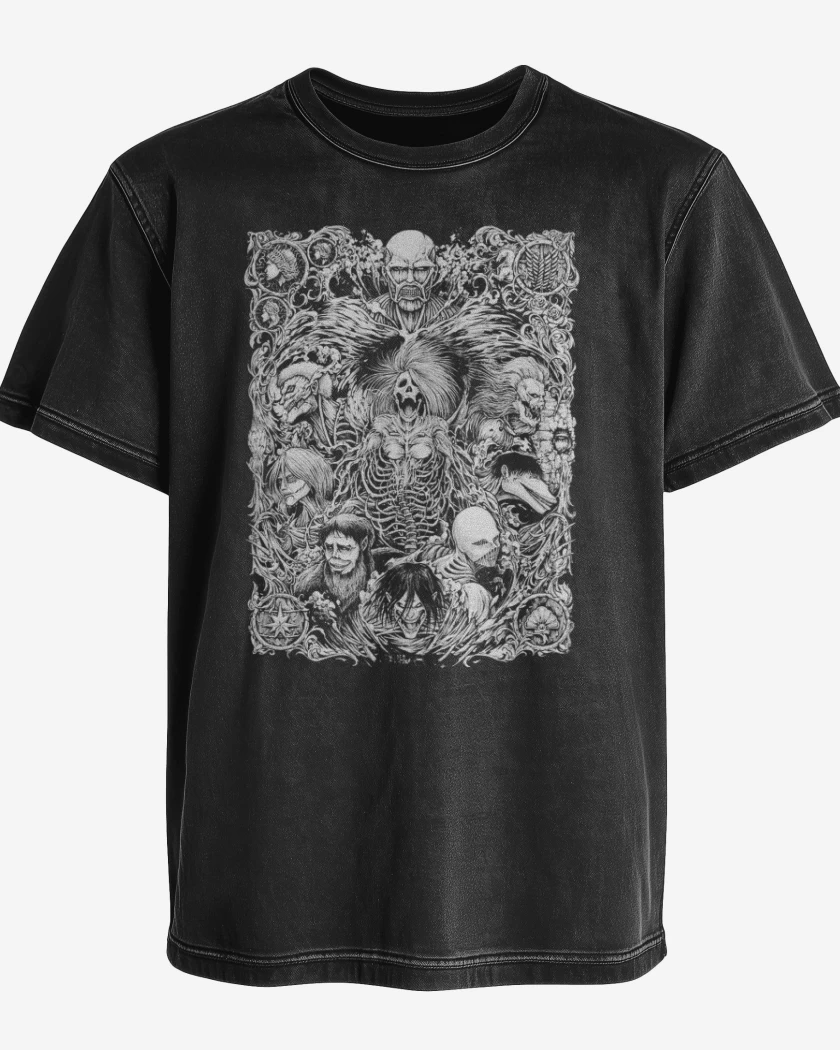 Polera desgastada Titanes brigidos
