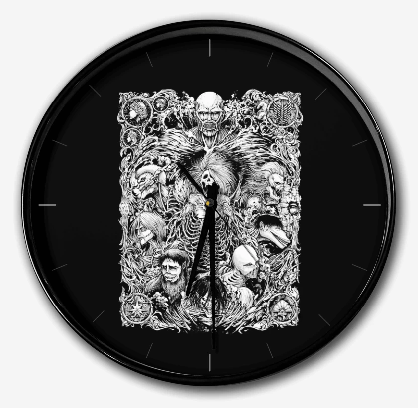 Reloj Negro de Titanes brigidos