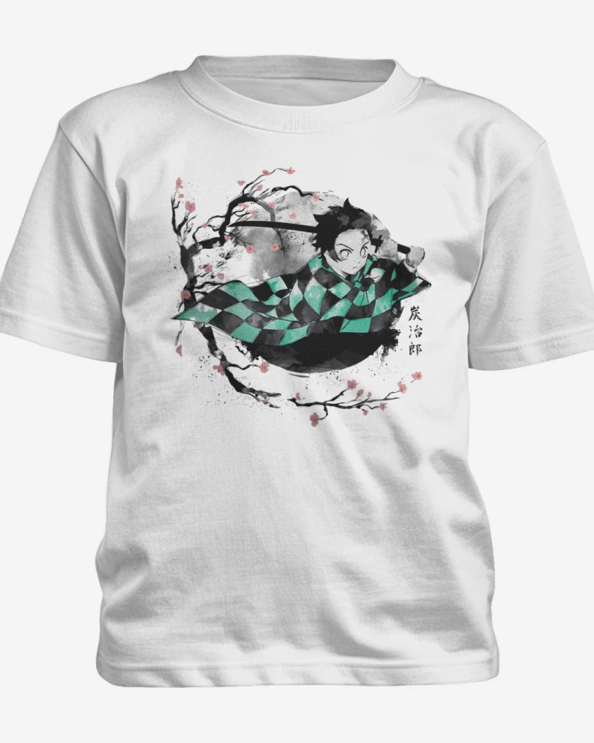 Polera de niño Tanjiro
