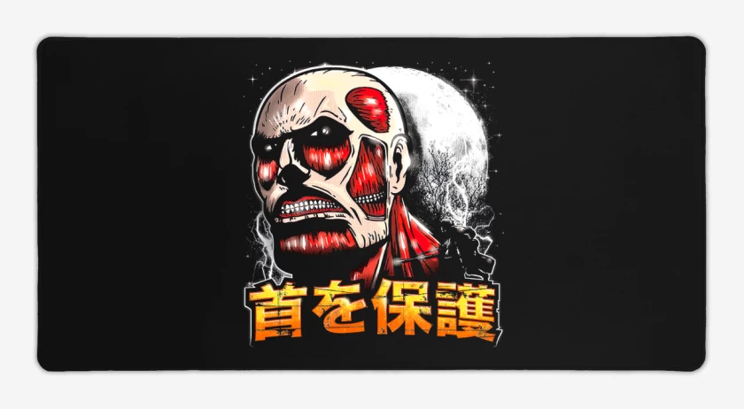 Mouse pad Gamer Negro de Titan tu tan tontin
