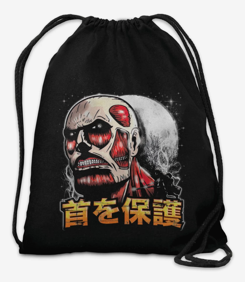 Mochila Negro de Titan tu tan tontin