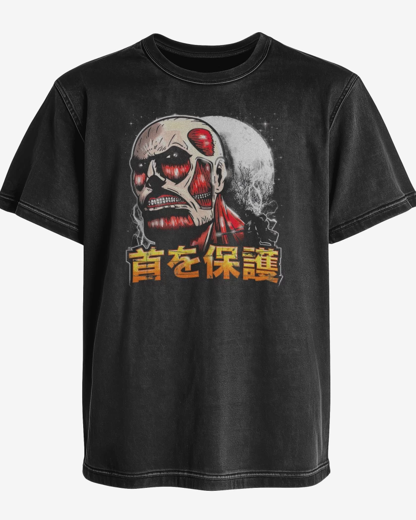 Polera desgastada Titan tu tan tontin