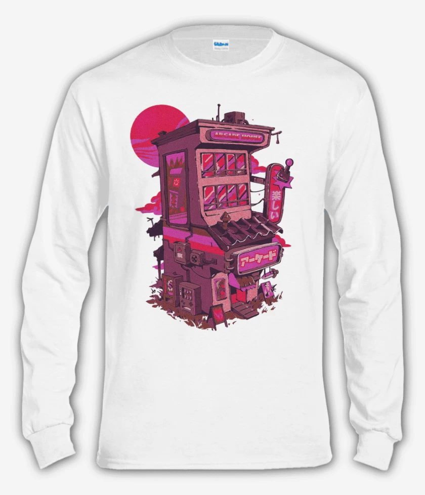 Polera manga larga Blanco de Casa Arcade