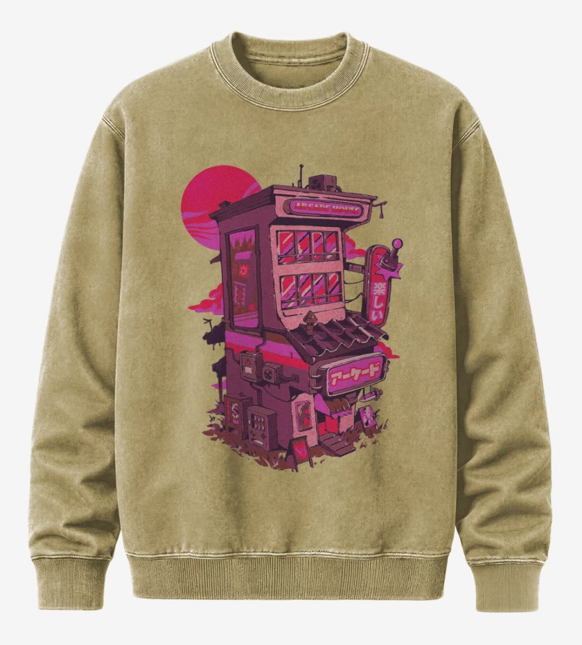 Poleron Polo Acid Wash Beige de Casa Arcade