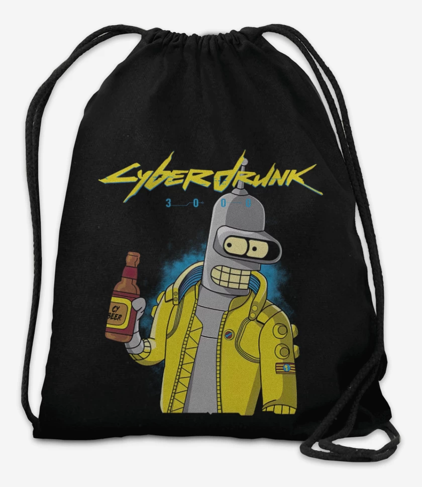 Mochila Negro de Cyberdrunk 3000