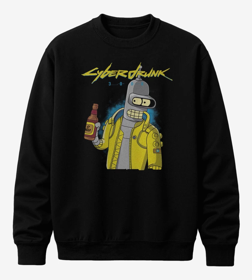 Poleron polo Cyberdrunk 3000