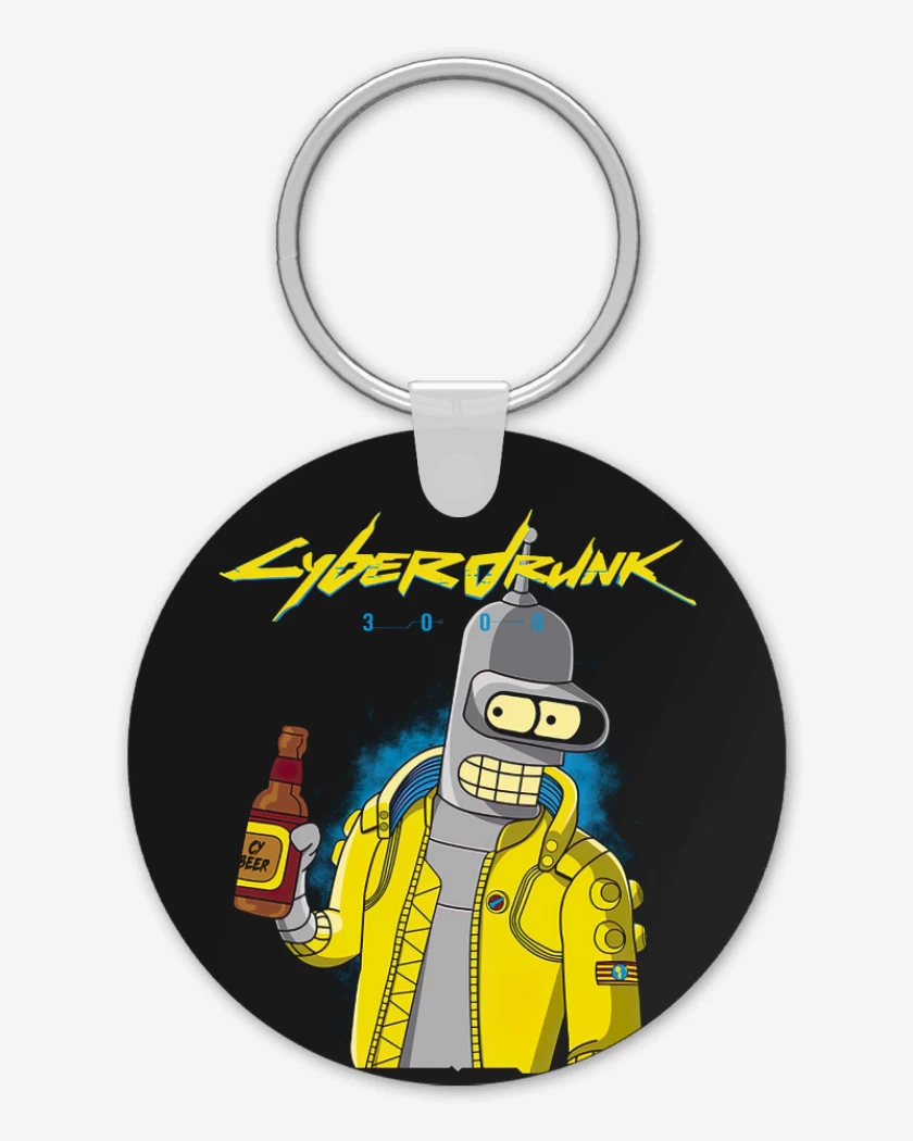 Llavero Cyberdrunk 3000