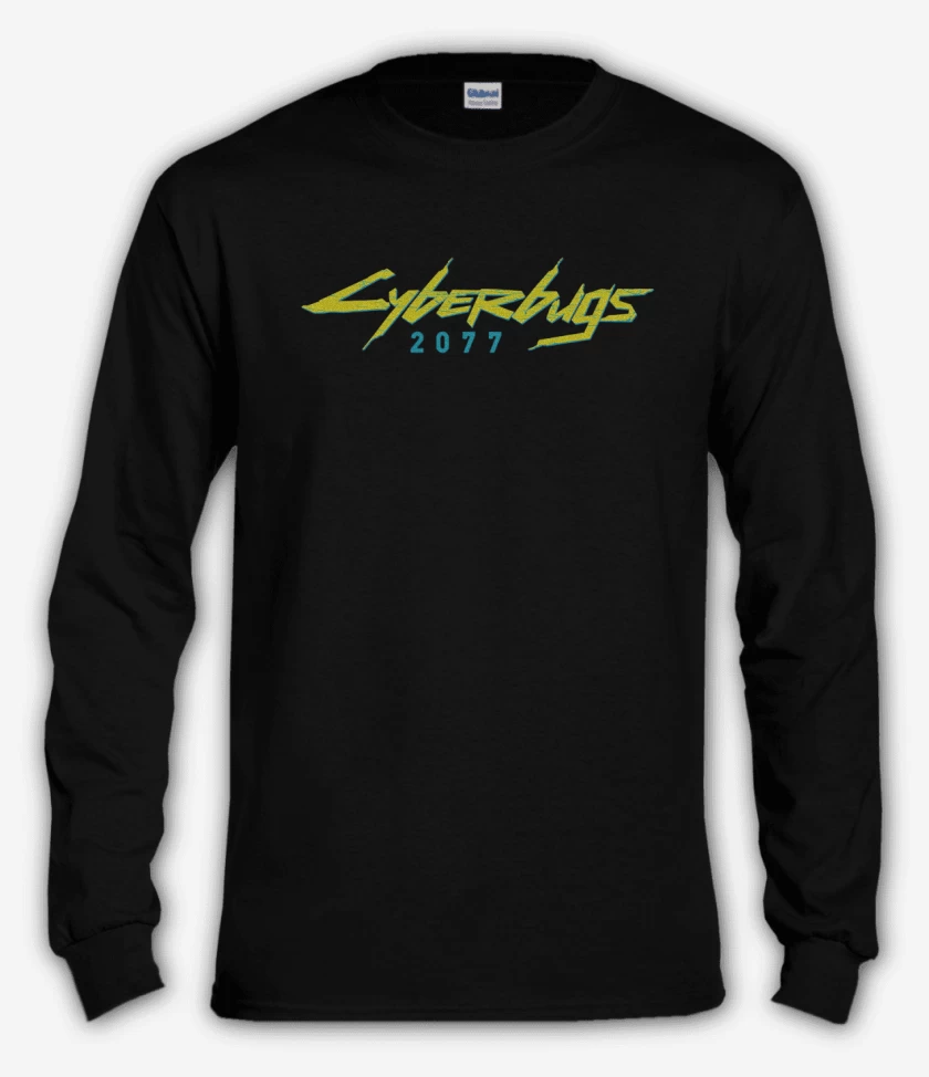 Polera manga larga Negro de Cyberbugs 