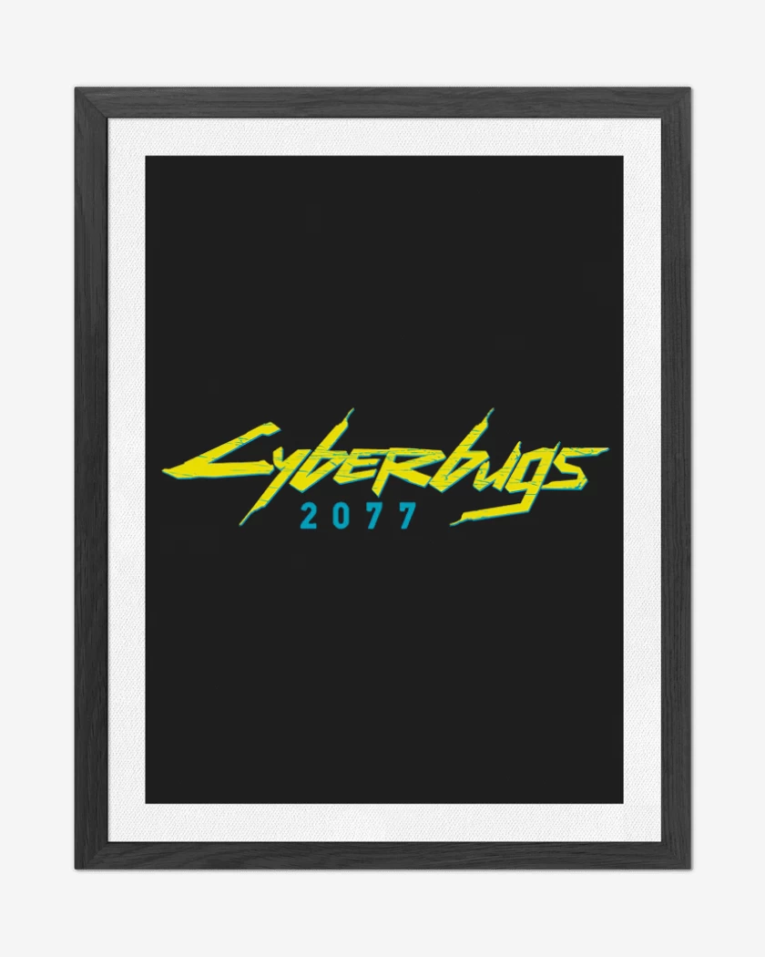 Cuadro decorativo Negro de Cyberbugs 