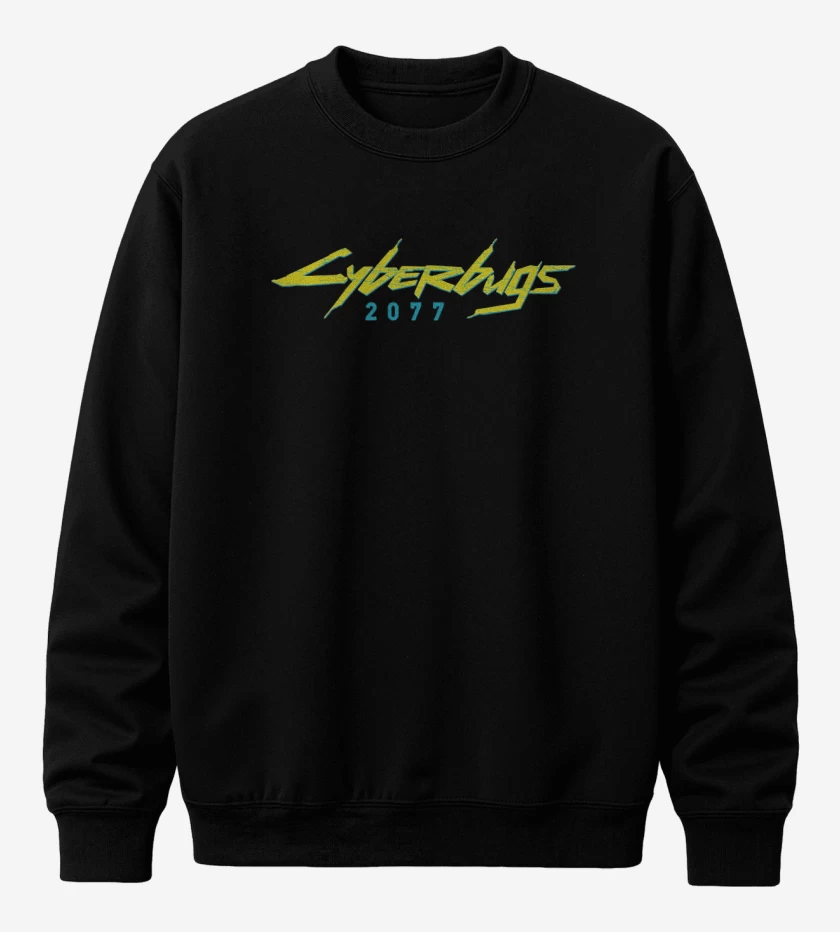 Poleron polo Negro de Cyberbugs 