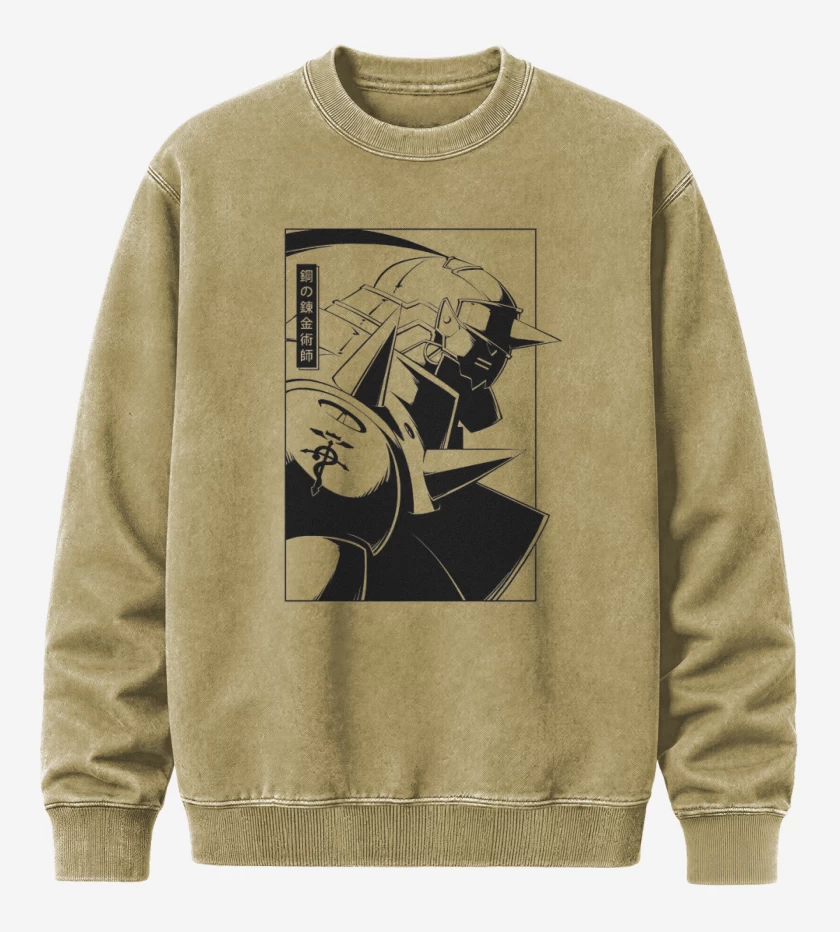 Poleron Polo Acid Wash Beige de Elric