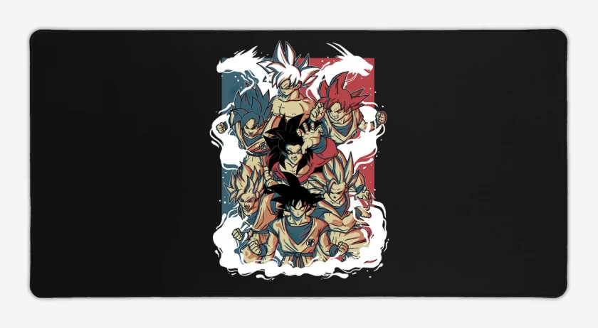 Mouse pad Gamer Todos los Gokus