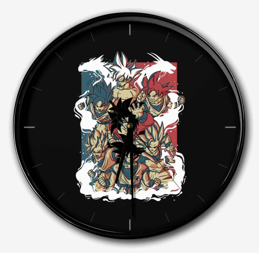 Reloj Negro de Todos los Gokus
