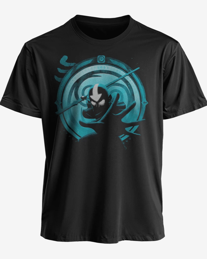 Polera Negro de Maestro aire