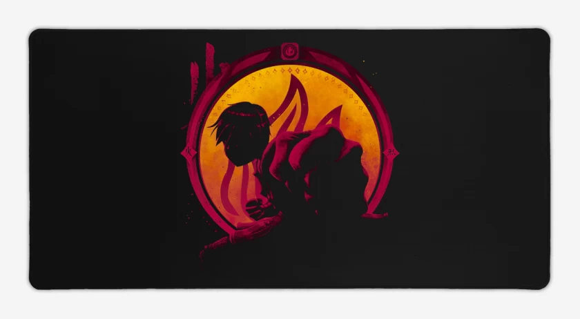 Mouse pad Gamer Maestro fuego