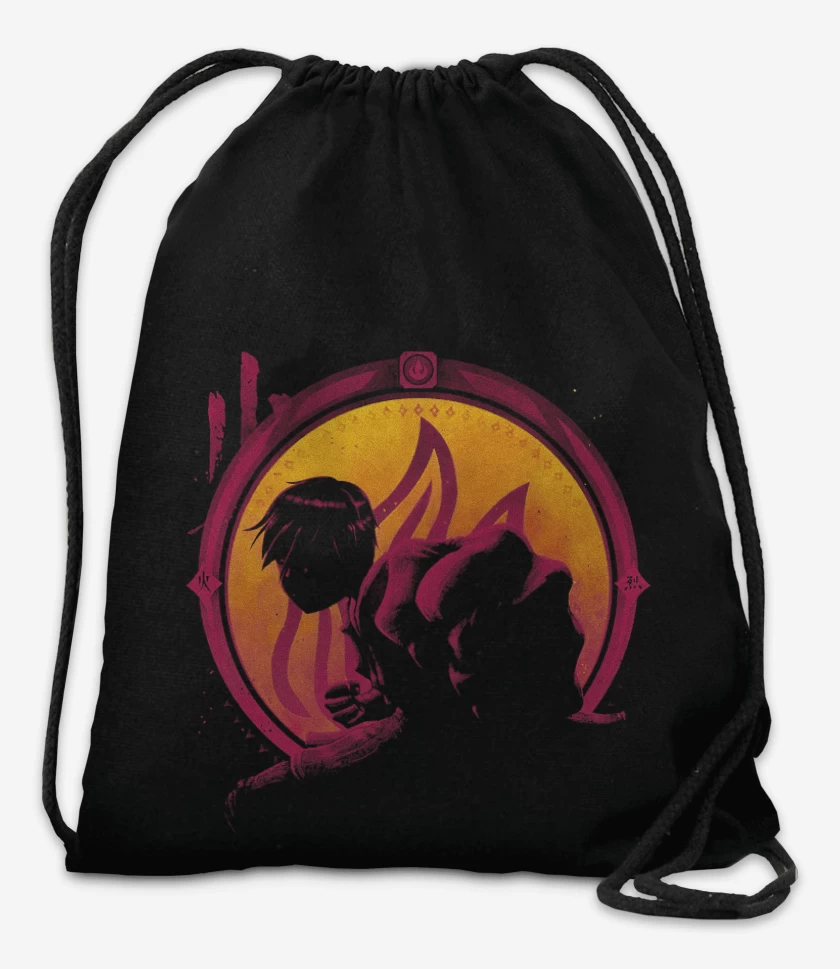 Mochila Negro de Maestro fuego