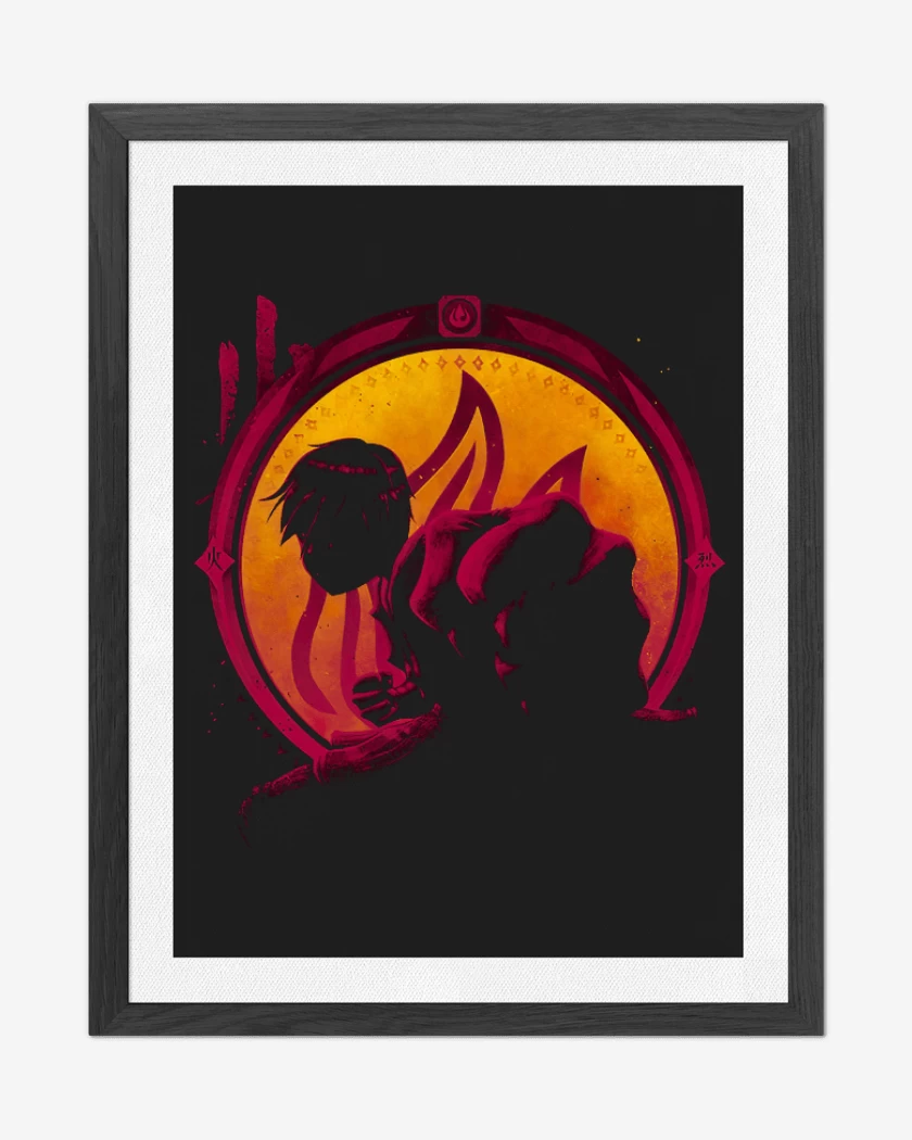 Cuadro decorativo Negro de Maestro fuego