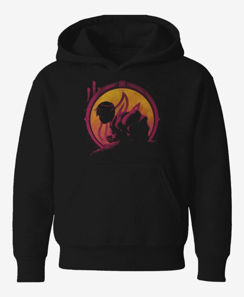 Poleron de niño Negro de Maestro fuego