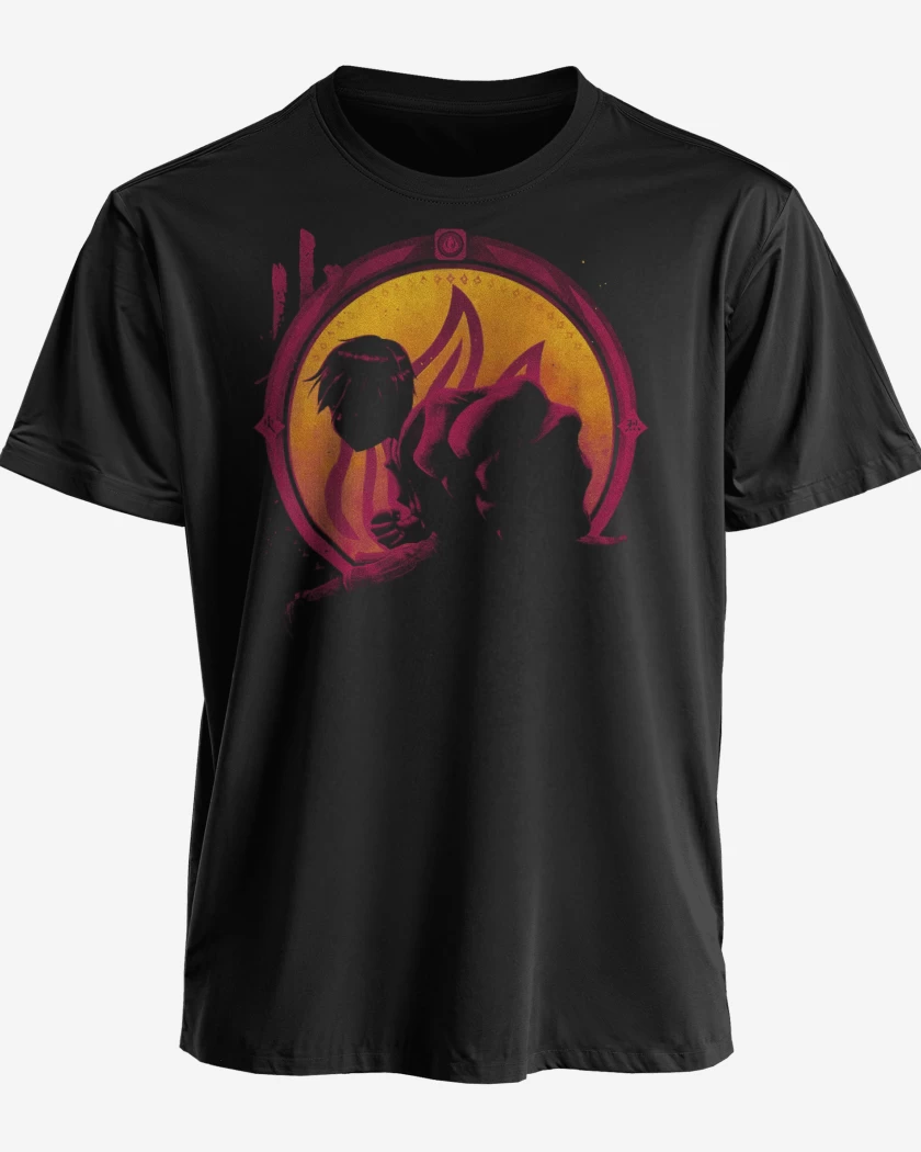 Polera premium Maestro fuego