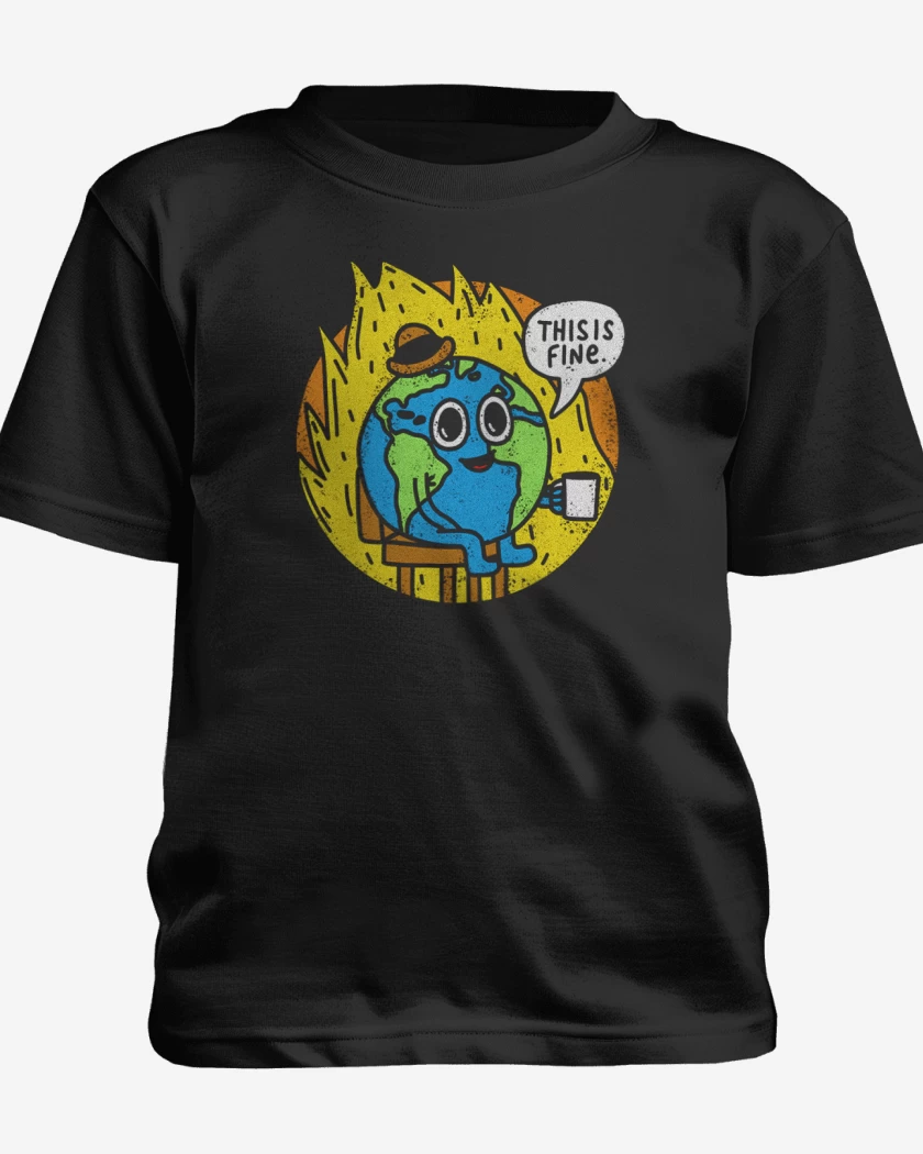 Polera de niño Negro de Tierra Fine