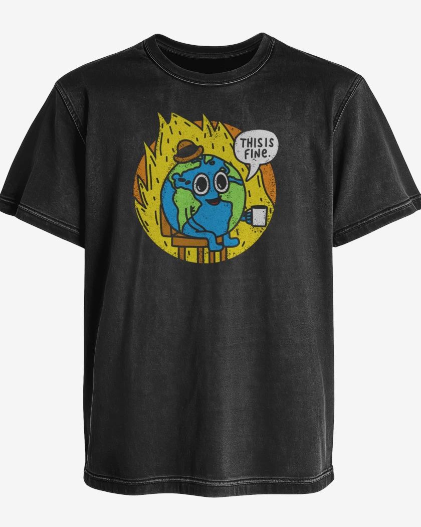 Polera desgastada Tierra Fine