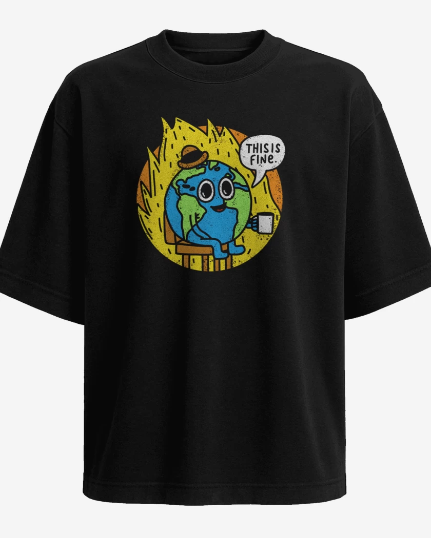 Polera Oversize Tierra Fine