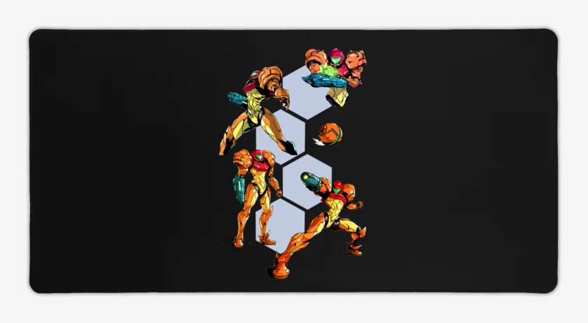 Mouse pad Gamer Negro de Samu