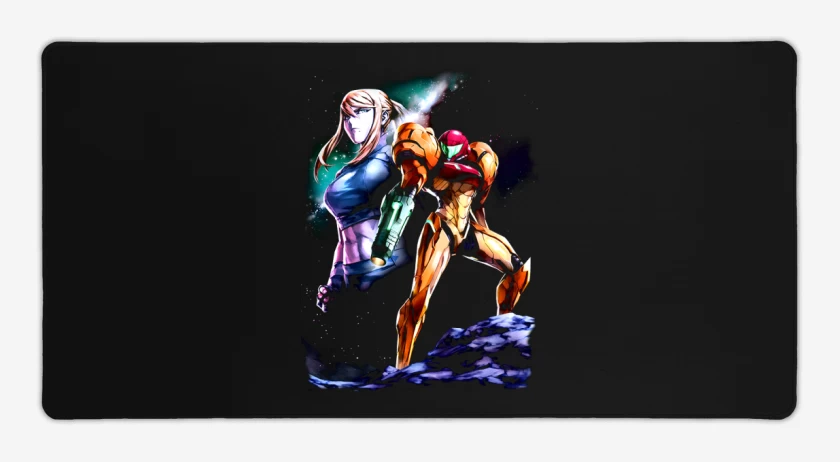 Mouse pad Gamer Negro de metroi
