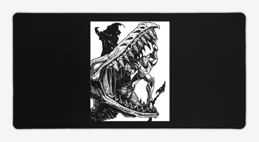 Mouse pad Gamer Negro de metro