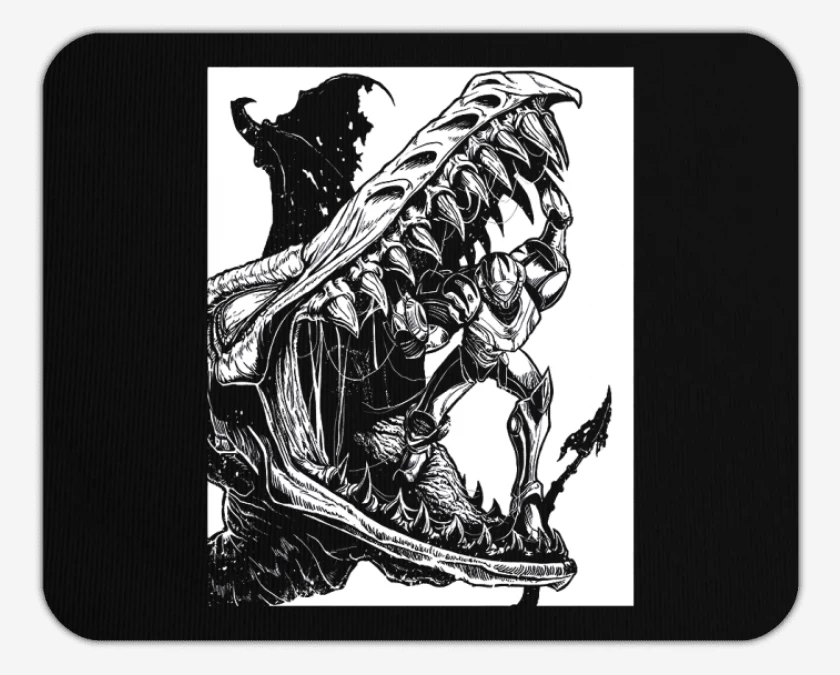 Mousepad Negro de metro