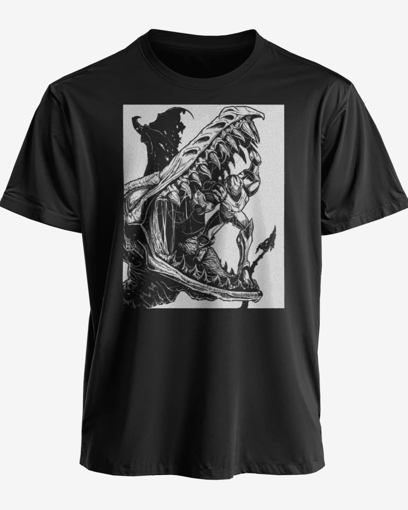 Polera premium Negro de metro