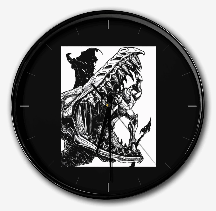 Reloj Negro de metro