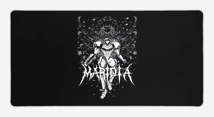 Mouse pad Gamer Negro de Metroi 2