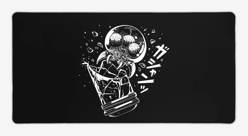 Mouse pad Gamer Negro de metroi 3