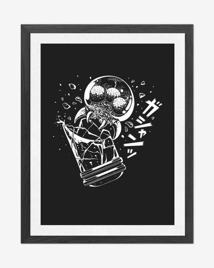 Cuadro decorativo Negro de metroi 3